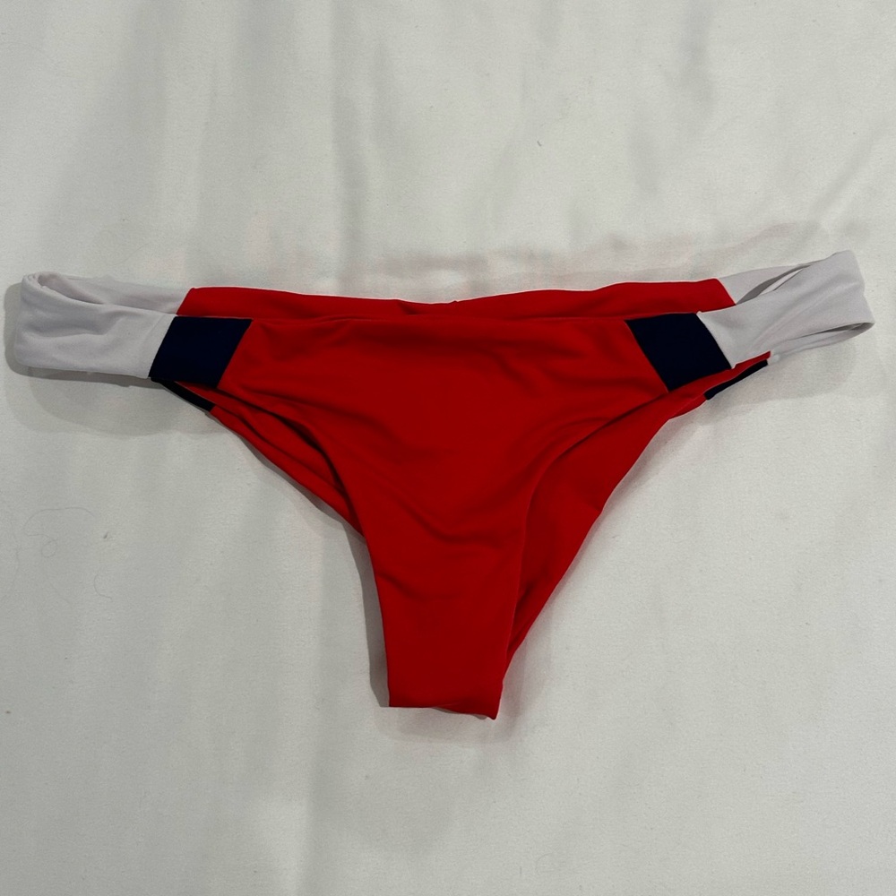 Frankie’s Bikinis Red Bikini Bottom